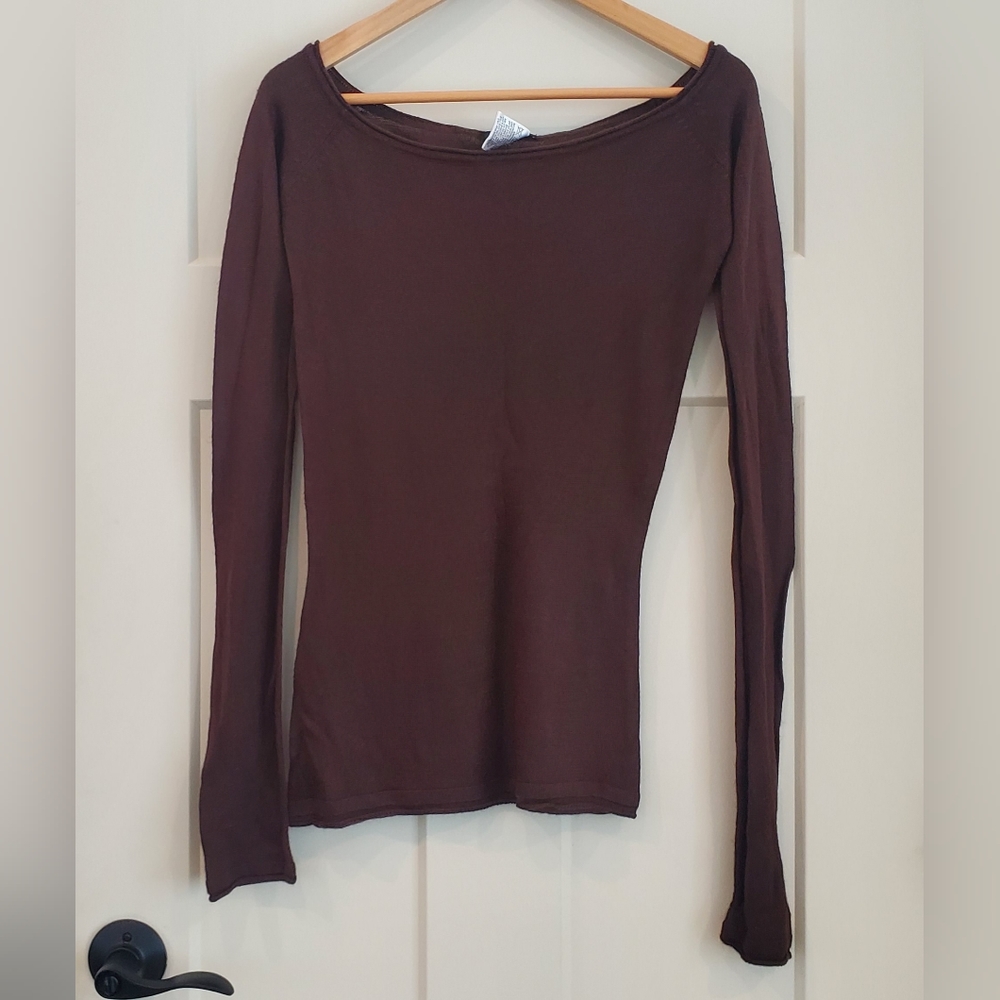 Neva Long Sleeve Off Shoulder Knit Top
